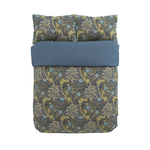 Morris & Co Seaweed Cobalt & Thyme Duvet Cover Set